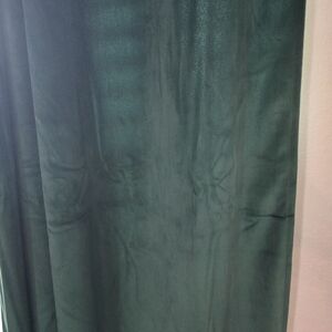 Curtains Dark Green Velvet Curtains Blackout